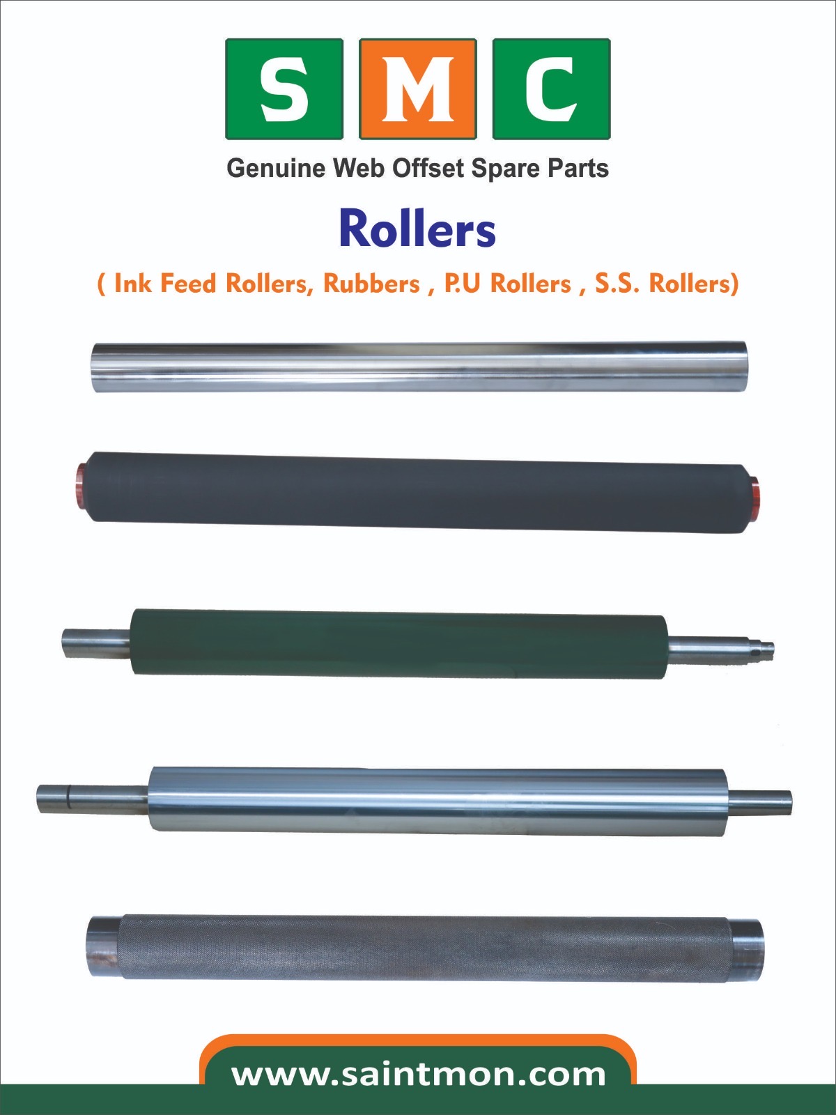 SMC Web Offset Rollers